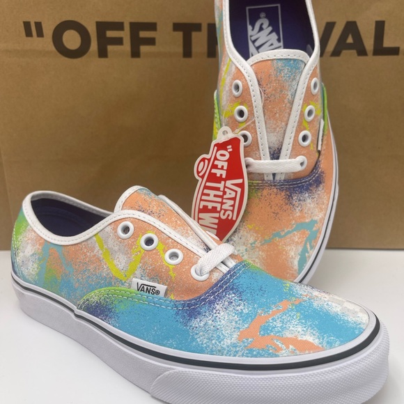 Vans Other - Vans Men’s Authentic
(Retro Mart) Multi/True White Sneakers 
VN0A348A40L